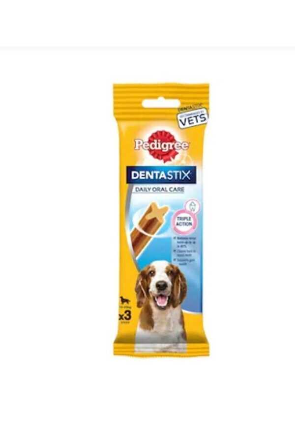 Pedigree Dentastix Medium Orta Irk Köpek Ödülü 3 Lü 77 Gr - Thumbnail