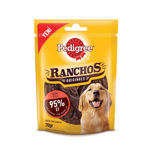 Pedigree Ranchos Sığır Etli Köpek Ödülü 70 Gr - Thumbnail