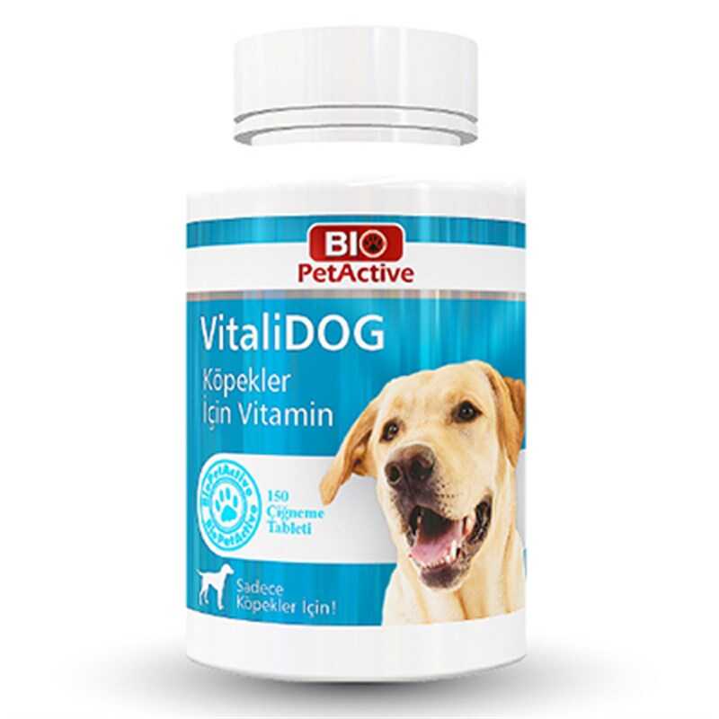 Pet Active Vitalidog Köpekler İçin Multivitamin Tableti 150 Adet 75 Gr