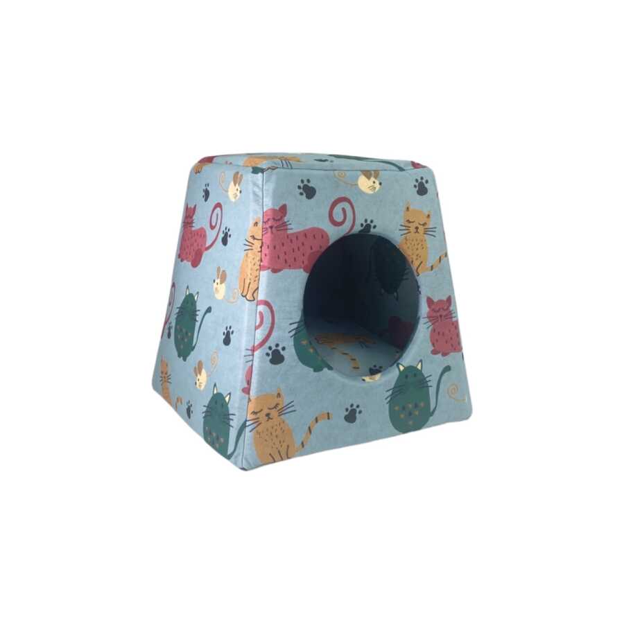 Pet Comfort Iglo for Cat Eco Mint 37x37x37cm - Thumbnail