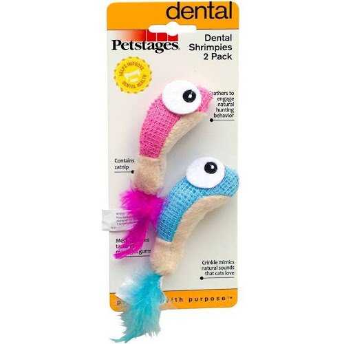 Petstages Catnipli Dental 2li Karides Kedi Oyuncağı