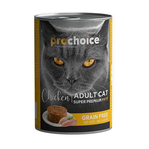 Pro Choice Adult Tavuklu Yetişkin Kedi Konservesi400 Gr - Thumbnail