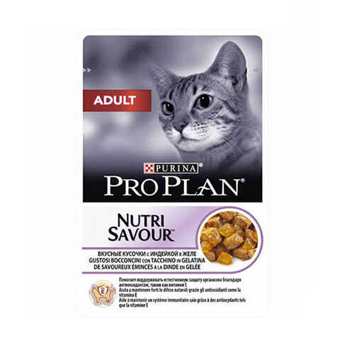 Pro Plan Adult Yetişkin Kediler İçin Hindi Etli Yaş 12X85 Gr