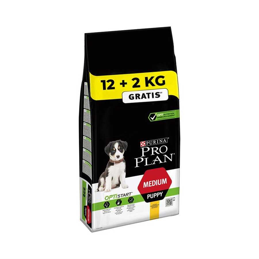 Pro Plan Puppy Tavuklu Yavru Köpek Maması 12 Kg+2Kg - Thumbnail