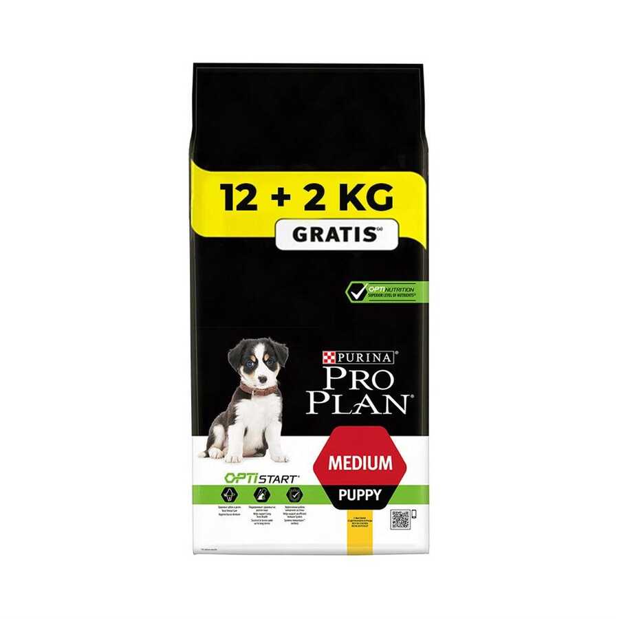 Pro Plan Puppy Tavuklu Yavru Köpek Maması 12 Kg+2Kg - Thumbnail