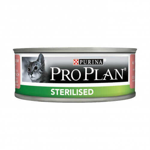 Pro Plan Sterilised Somonlu Yetişkin Kedi Konservesi 12x85 Gr