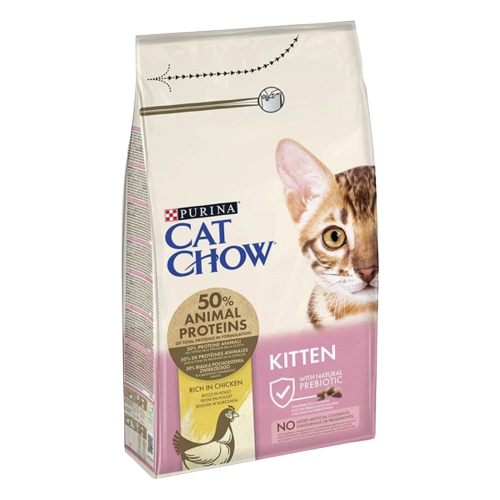 Purina Cat Chow Kitten Tavuklu Yavru Kedi Maması 1,5 Kg - Thumbnail