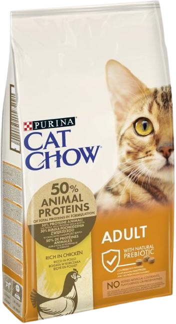 Purina Cat Chow Tavuklu Hindili Yetişkin Kedi Maması 15 Kg - Thumbnail