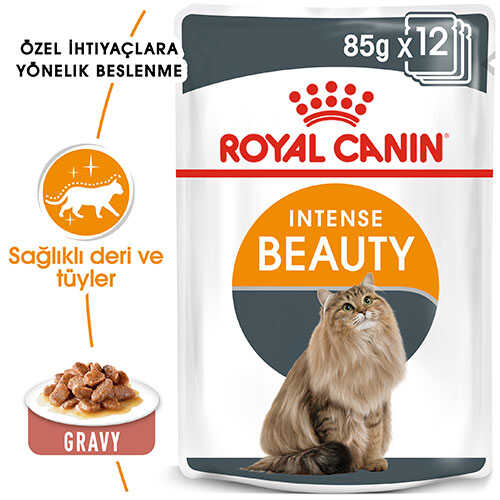 Royal Canin Hair & Skin Gravy Pouch Kedi Maması 85 Gr - Thumbnail