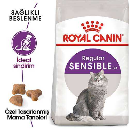 Royal Canin Sensible 33 Hassas Yetişkin Kedi Maması 4 Kg - Thumbnail