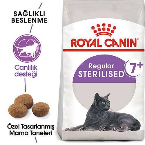 Royal Canin Sterilised 7+ Kısırlaştırılmış Kedi Maması 3,5 Kg - Thumbnail