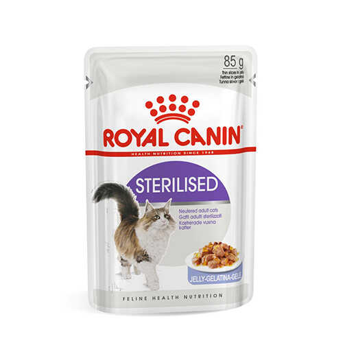 Royal Canin Sterilised Jelly Pouch Kedi Maması 85Gr - Thumbnail