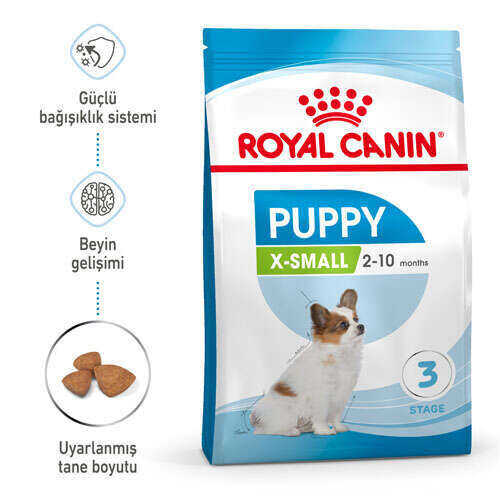 Royal Canin X-Small Junior Minik Irk Yavru Köpek Maması 3 Kg - Thumbnail