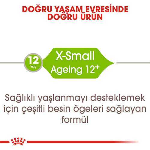 Royal Canin Xsmall Ageing +12 Yaş İçin Köpek Maması 1,5 Kg - Thumbnail