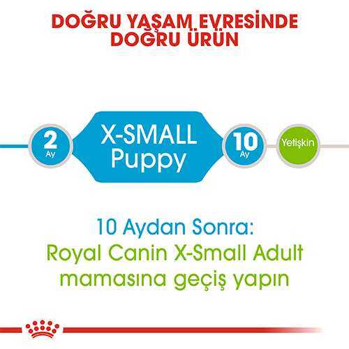 Royal Canin Xsmall Puppy Yavru Köpek Maması 500 Gr - Thumbnail