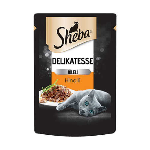 Sheba Hindili Yetişkin Kedi Pouch Konserve 85 Gr