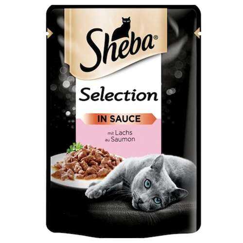 Sheba Somonlu Yetişkin Kedi Pouch Konserve 85 Gr