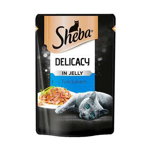 Sheba Ton Balıklı Yetişkin Kedi Pouch Konserve 85Gr