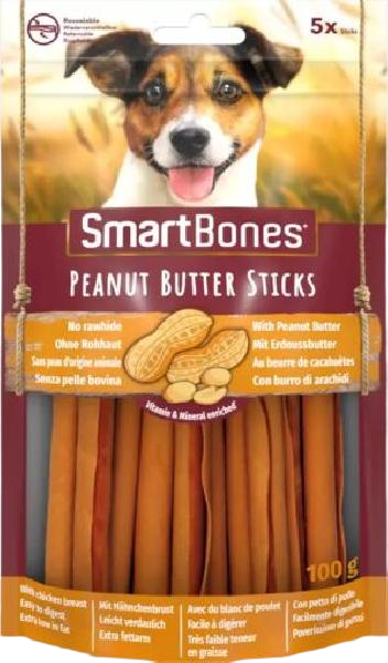 Smartbones Peanut Butter Fıstık Ezmeli Tavuklu Sticks