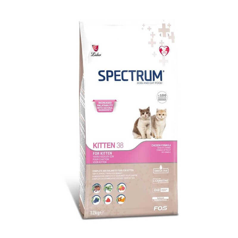 Spectrum Kitten38 Hipoalerjenik Tavuklu Yavru Kedi Maması 12 Kg