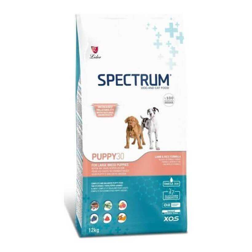 Spectrum Puppy30 Buyuk Irk Kuzu Etli Yavru Köpek Maması 12 Kg