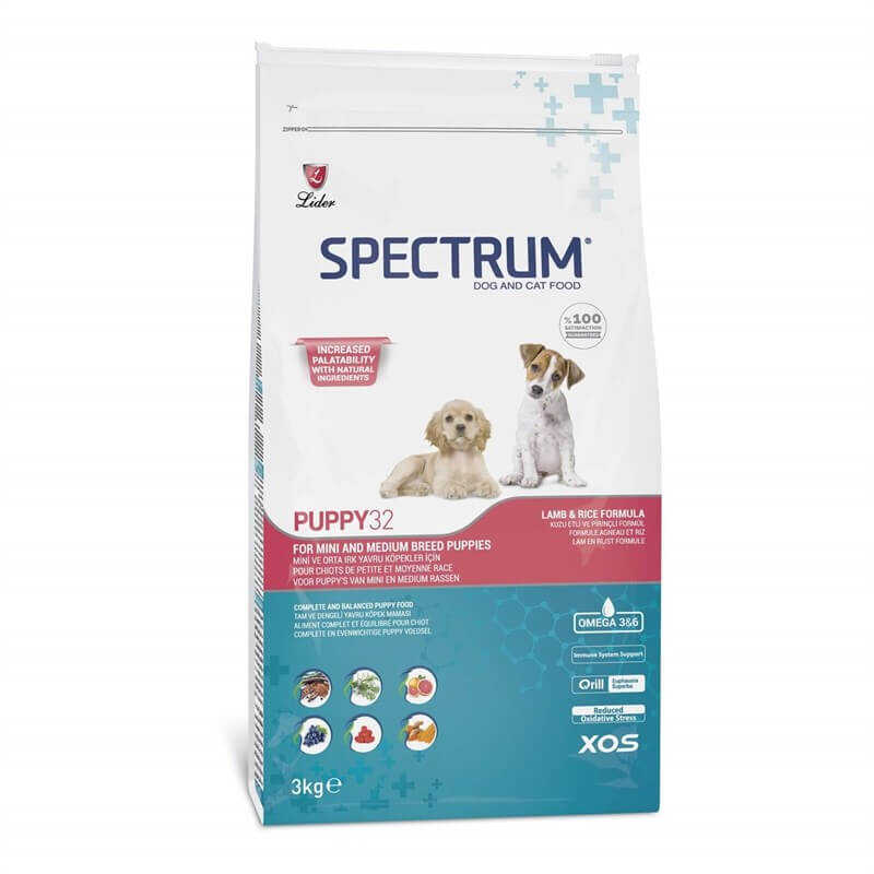 Spectrum Puppy32 Hipoalerjenik Kuzu Etli Yavru Köpek Maması 3 Kg