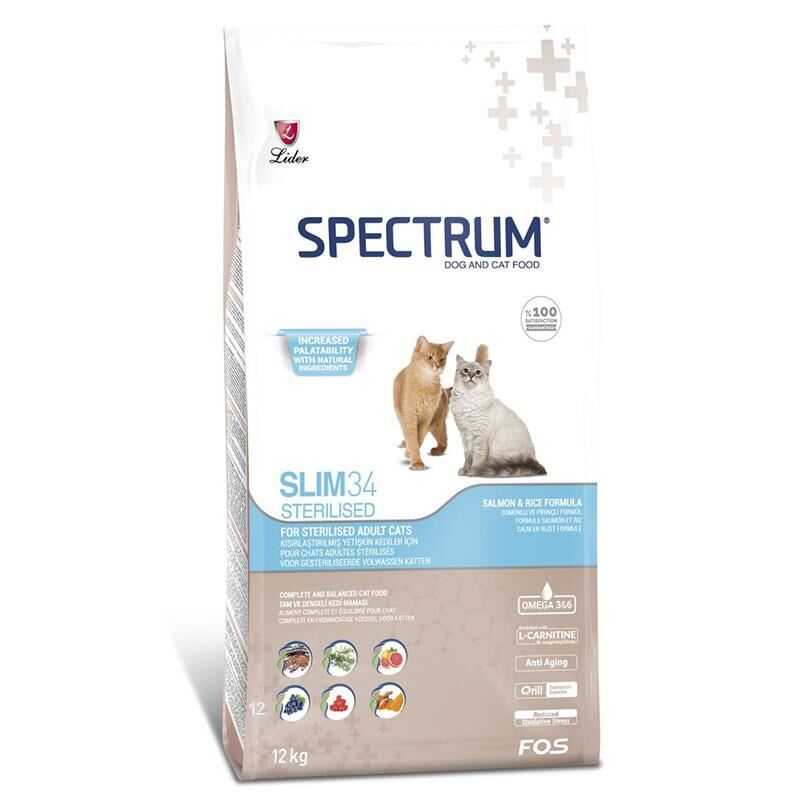 Spectrum Sterilised Slim34 Hipoalerjenik Tavuklu Kısırlastırılmış Kedi Maması 12 Kg