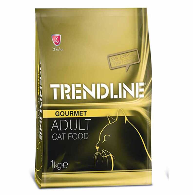 Trendline Tavuklu Renkli Taneli Yetişkin Kedi Maması 1 Kg