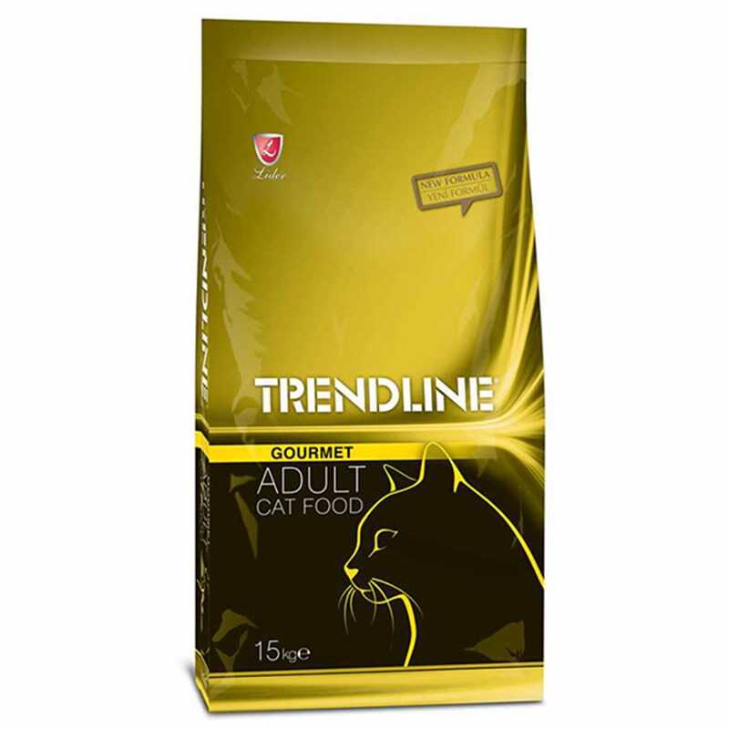 Trendline Tavuklu Renkli Taneli Yetişkin Kedi Maması 15 Kg