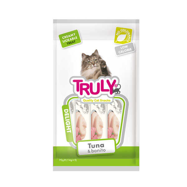 Truly Sıvı Kedi Ödülü Ton - Palamut 5x14 Gr