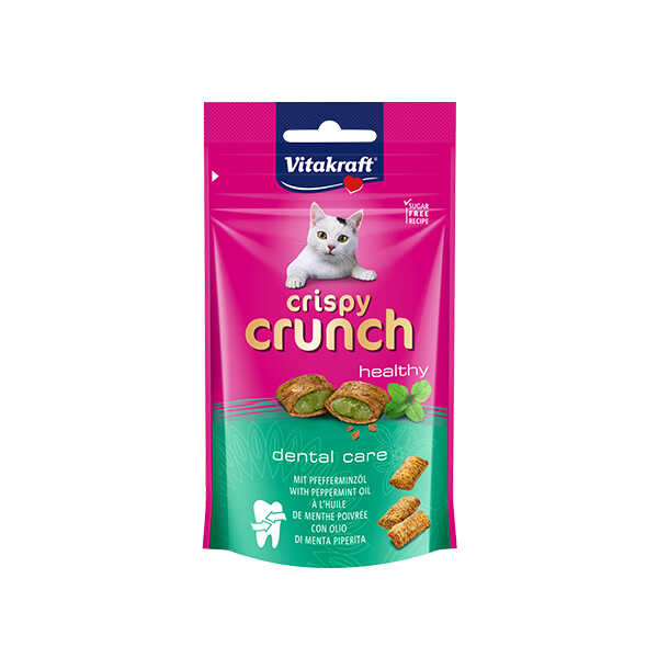 Vitakraft Crispy Crunch Naneli Kedi Ödülü 60 Gr