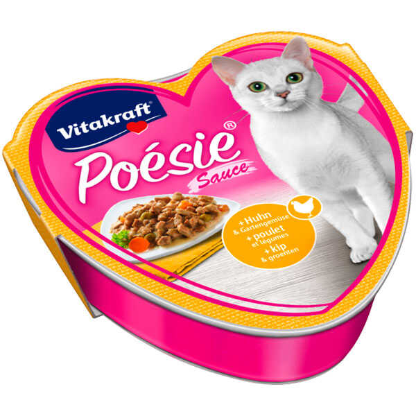 Vitakraft Poesie Tavuk Ve Sebzeli Yetişkin Kedi Konservesi 85 Gr